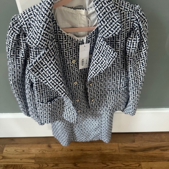 Janie and Jack Women's Classic Black and White Blazer - Picture 8 of 8